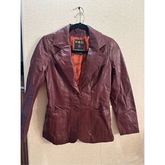 P.B.D. International Jackets & Blazers - P.B.D. International leather jacket
